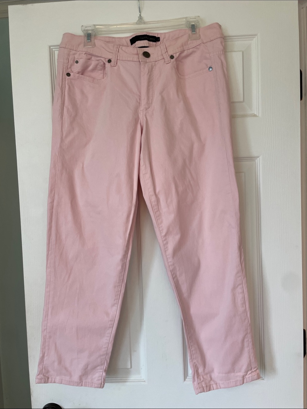 Women’s Calvin Klein Pink Cropped Jeans 12